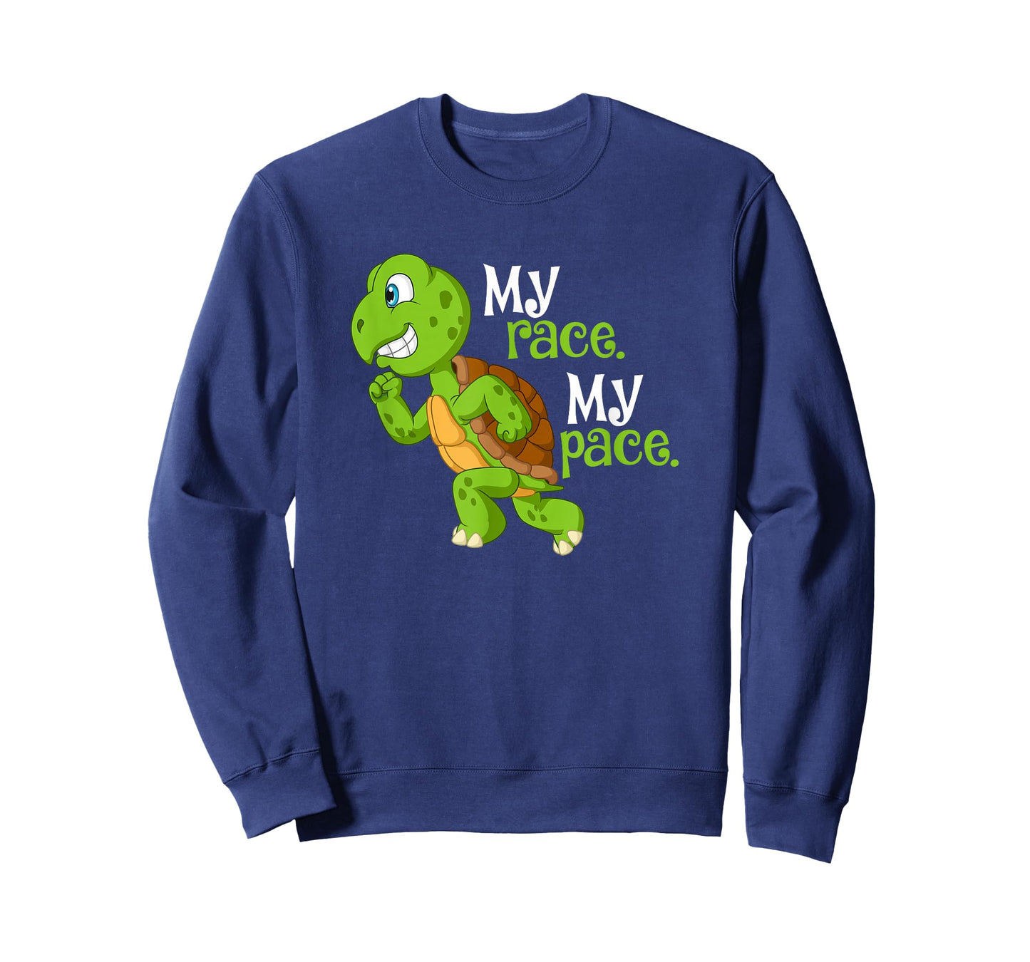 My Race My Pace Turtle Running For Health And Happiness Fun T-Shirt