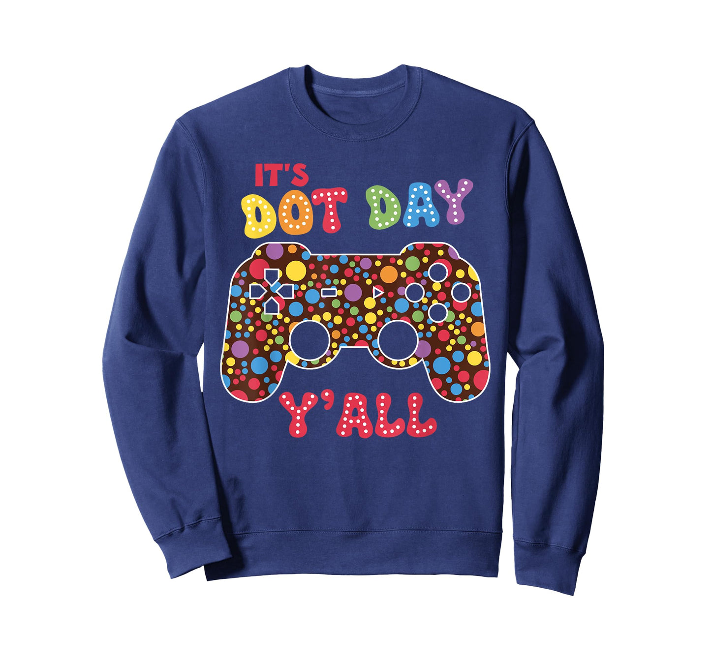 It's Dot Day Y'all Gamers Boy Game Controller Polka Dot T-Shirt