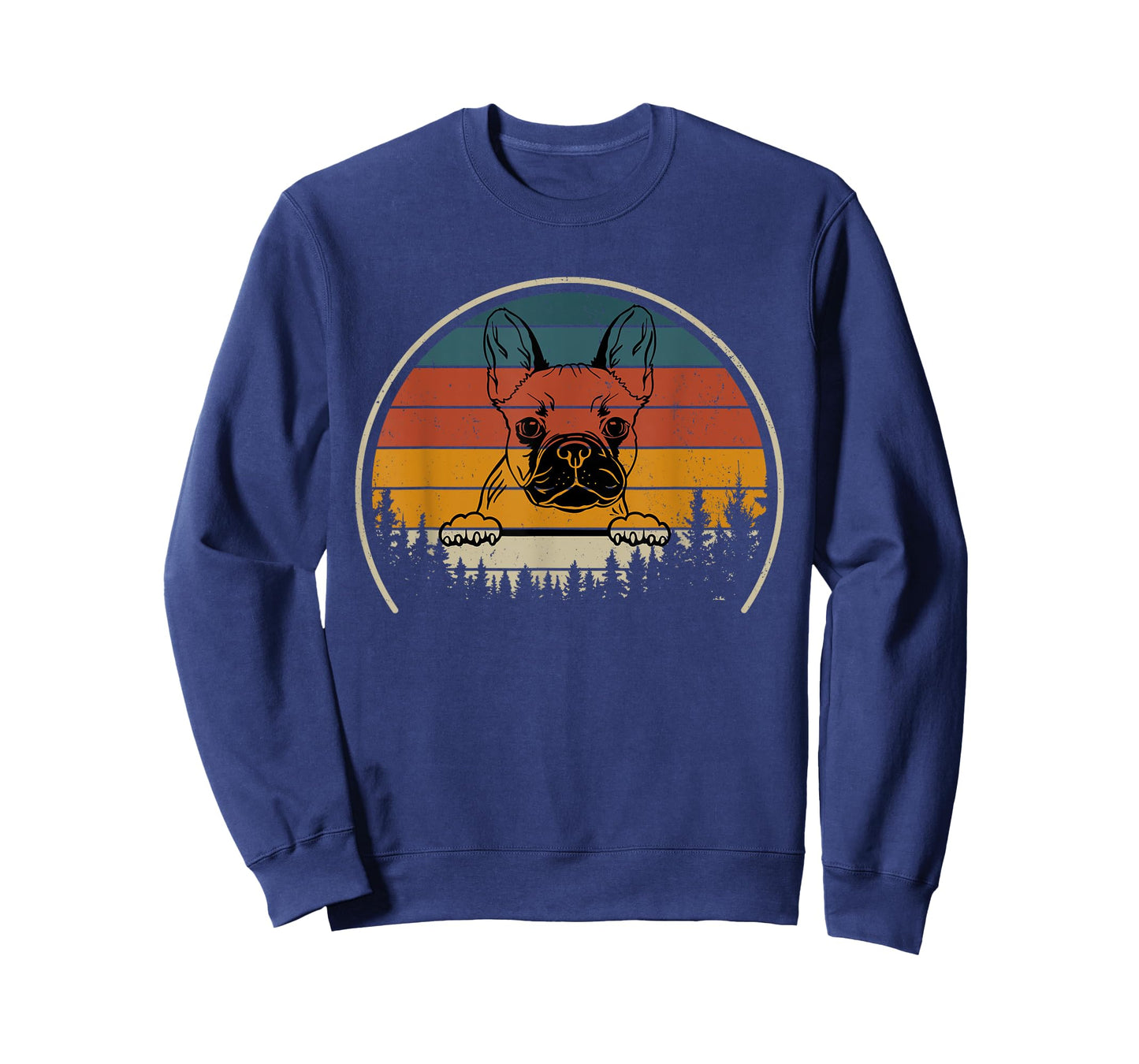 French Bulldog Retro Frenchie Men Women Kids T-Shirt