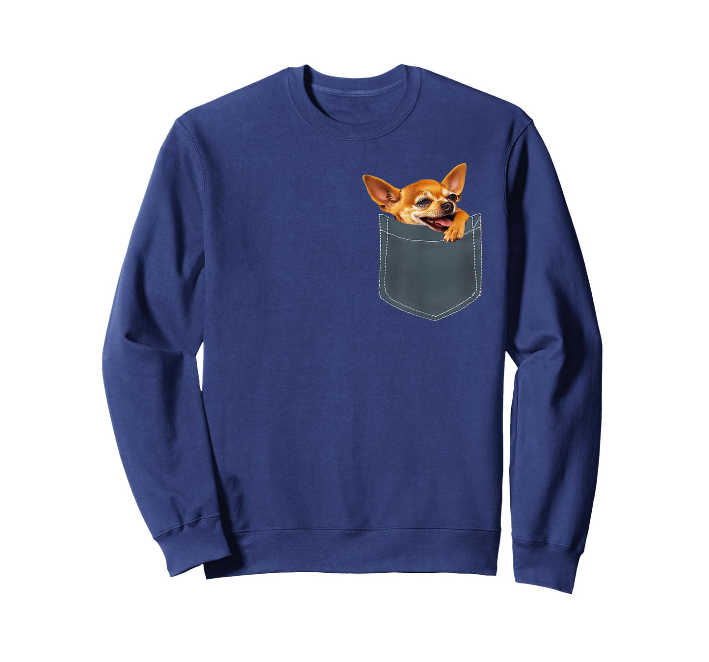 Funny Dog Shirt - Chihuahua in Pocket for Men Women Kids T-Shirt