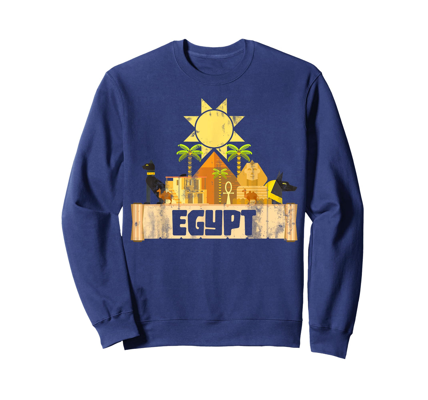 Egypt Egyptian Pyramids Gift Idea Egypt T-Shirt Black Small Classic Fit Short Sleeve Graphic T-Shirt