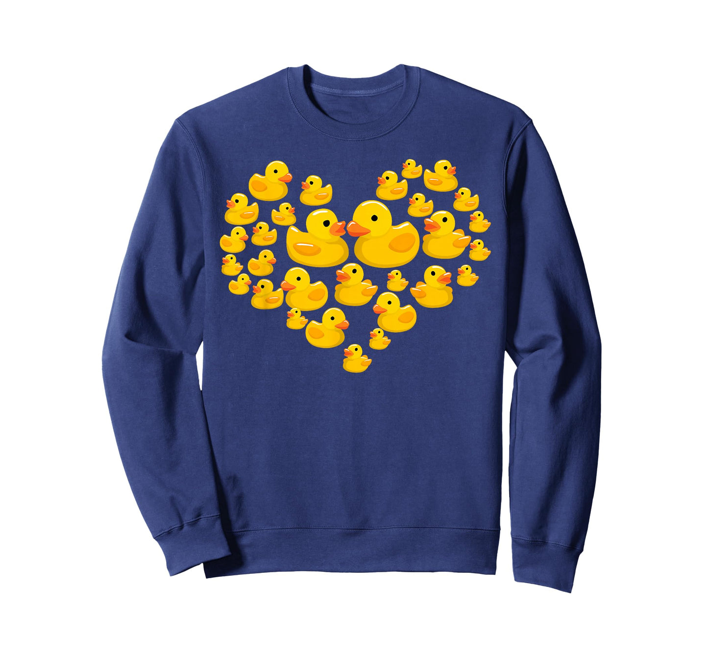 Funny Rubber Duck Gift For Men Women Cool Rubber Ducks Heart T-Shirt