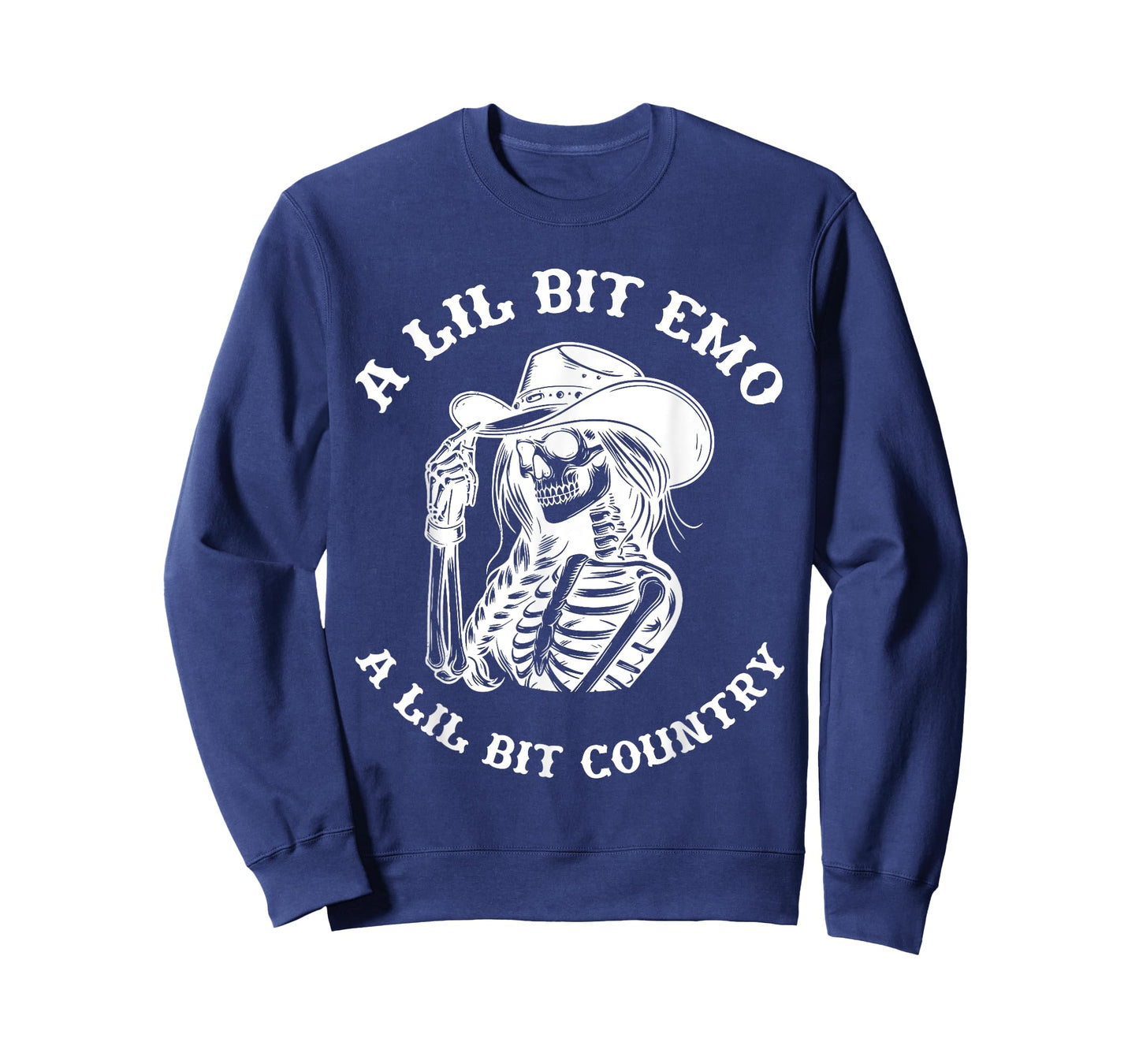 A LIL BIT EMO A LIL BIT COUNTRY funny design T-Shirt
