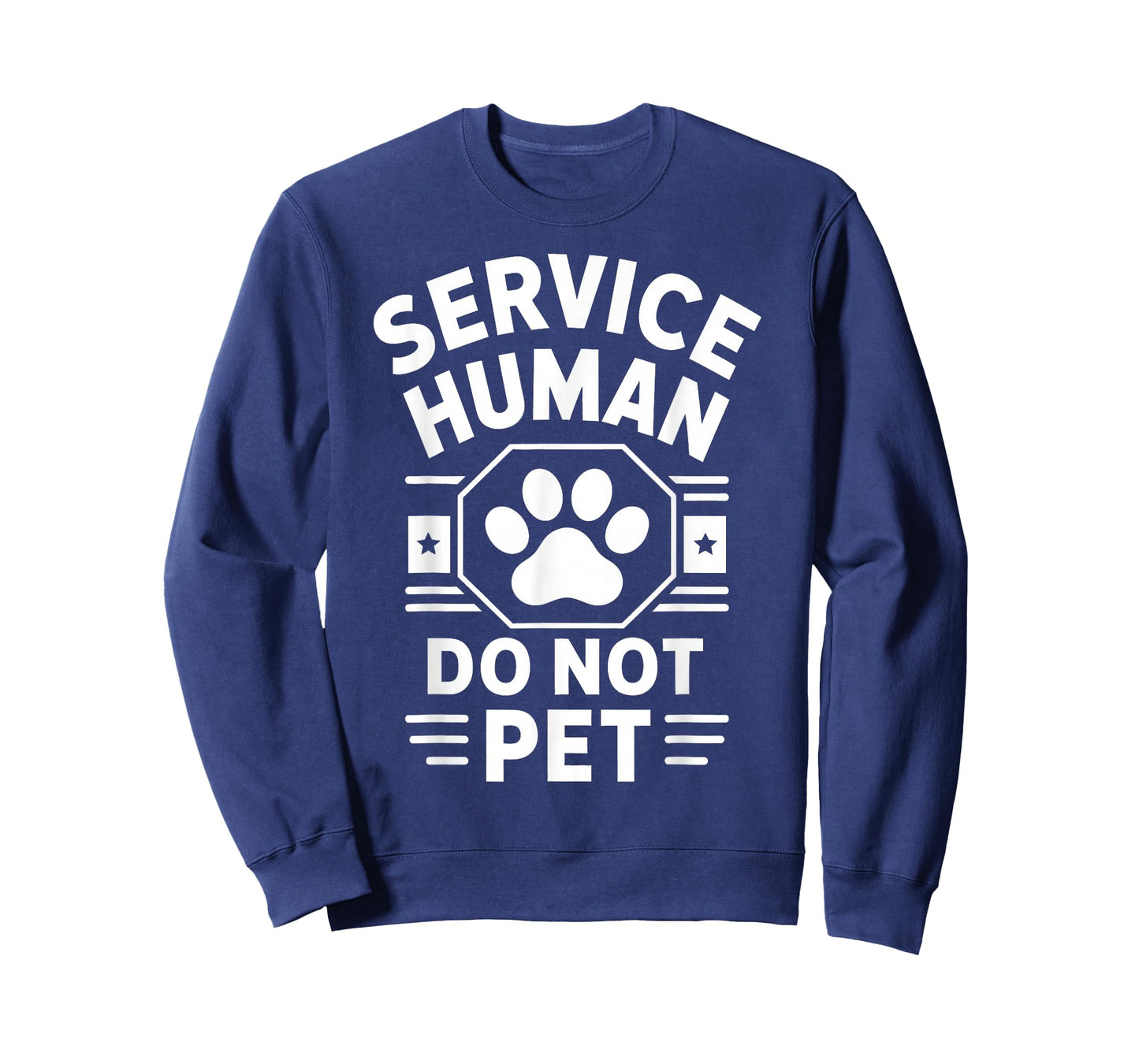 Service Human Do Not Pet Funny Pet Owner Humor Gifts Women T-Shirt