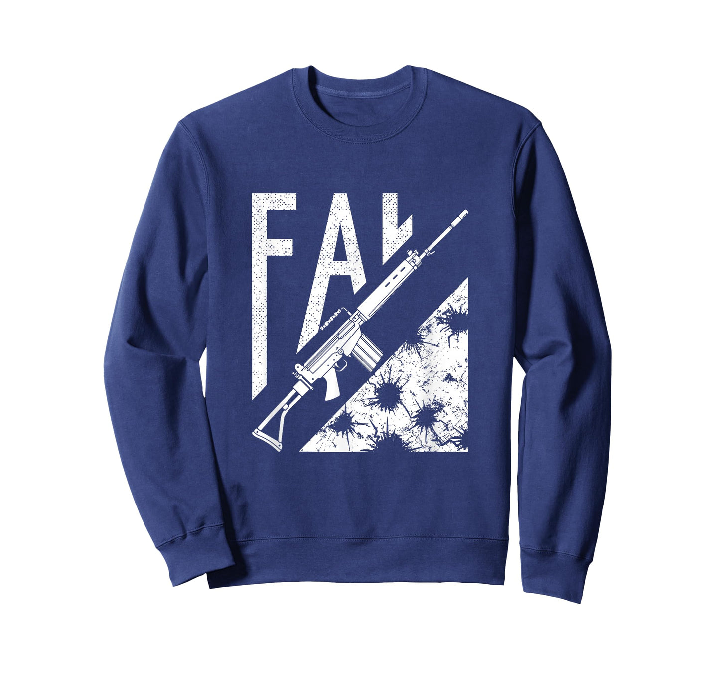 Vintage FAL Distressed Military Rifle T-Shirt
