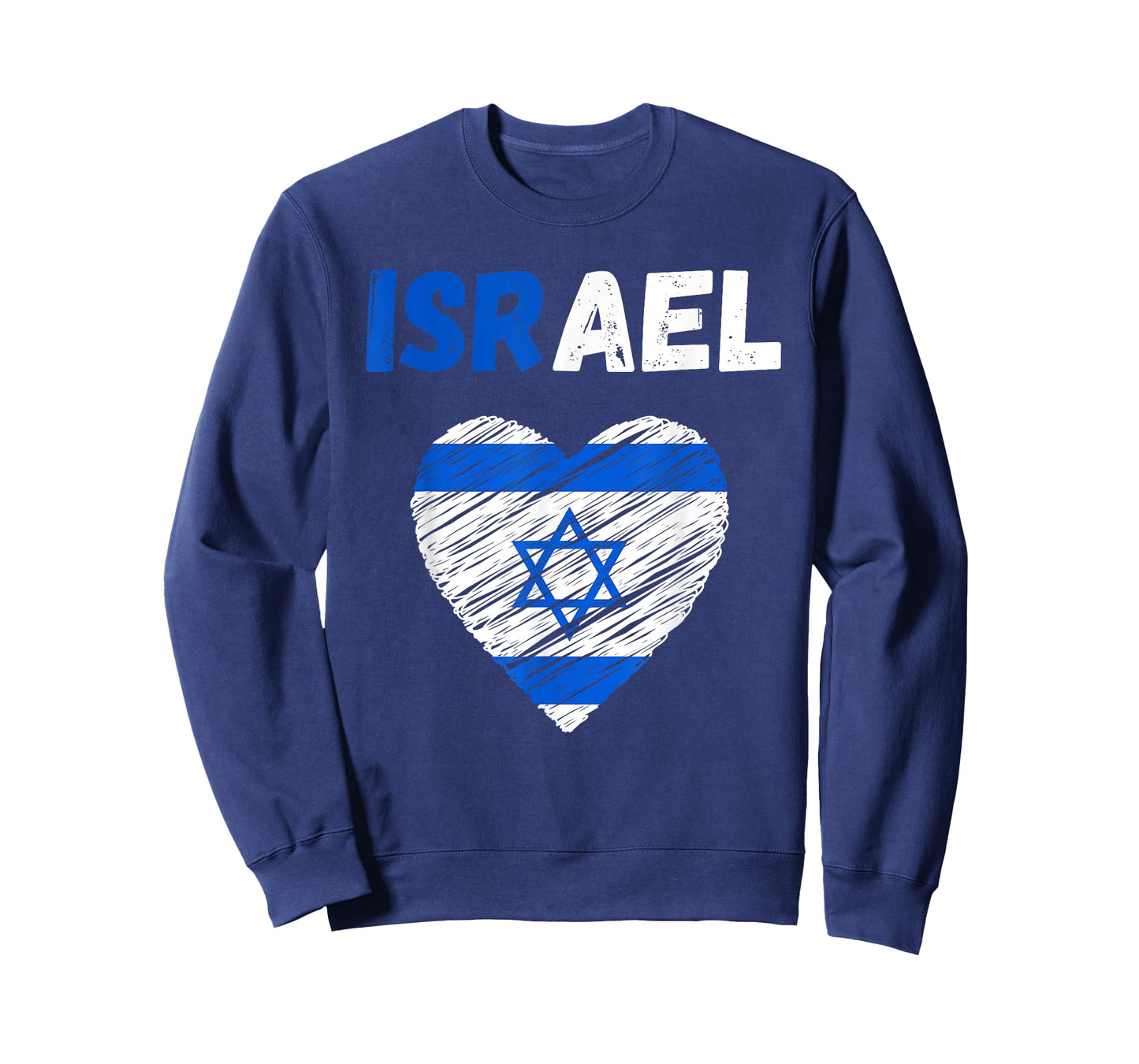 Israel Flag Holiday Israel Heart Israeli Flag T-Shirt