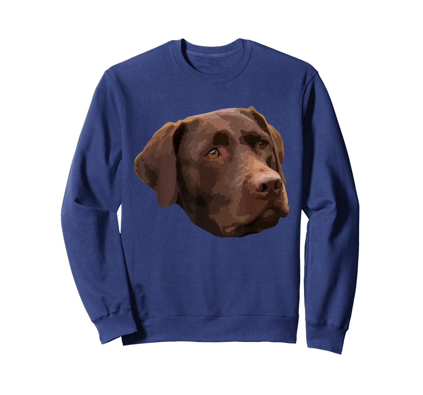 Funny Chocolate Lab T-Shirt | Labrador Retriever Dog Head T-Shirt for Men Women Girls Kids