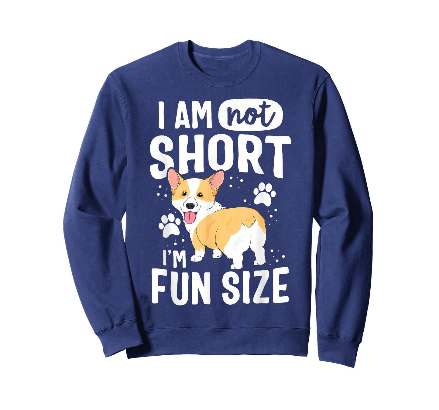 I Am Not Short I'm Fun Size Corgi Shirt Funny Women Girls T-Shirt