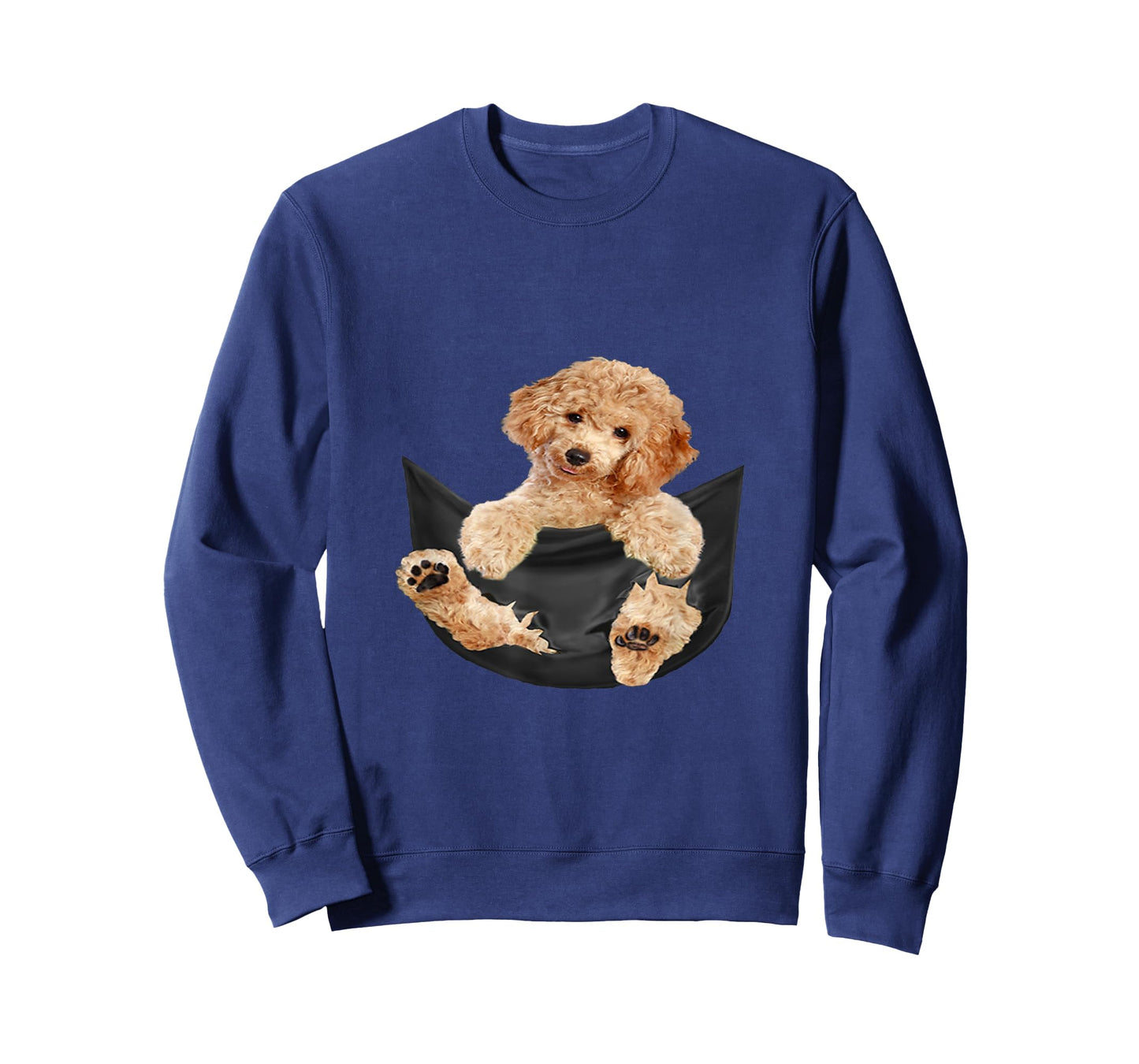 Dog Lovers Gifts Poodle In Pocket Funny Dog Men Women Girls Kids T-Shirt