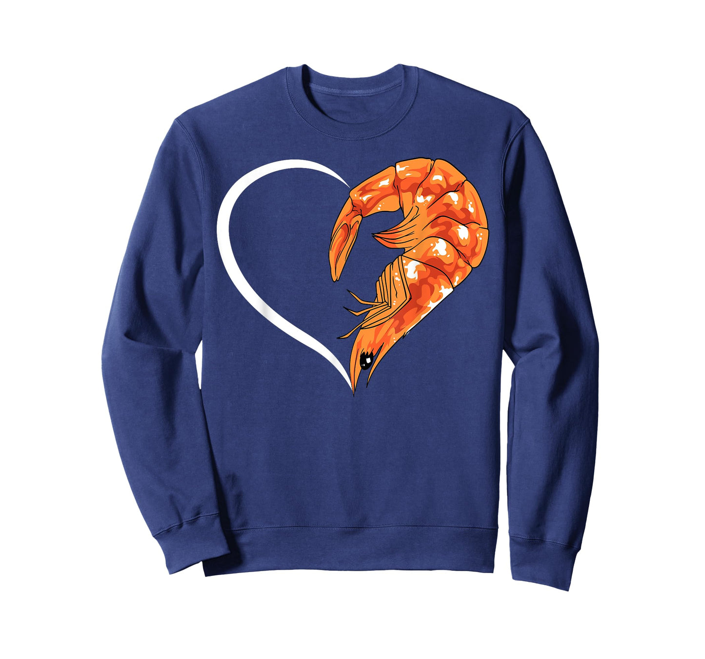 Shrimp Shirts For Women Girls Kids Heart Cute Shrimp T-Shirt
