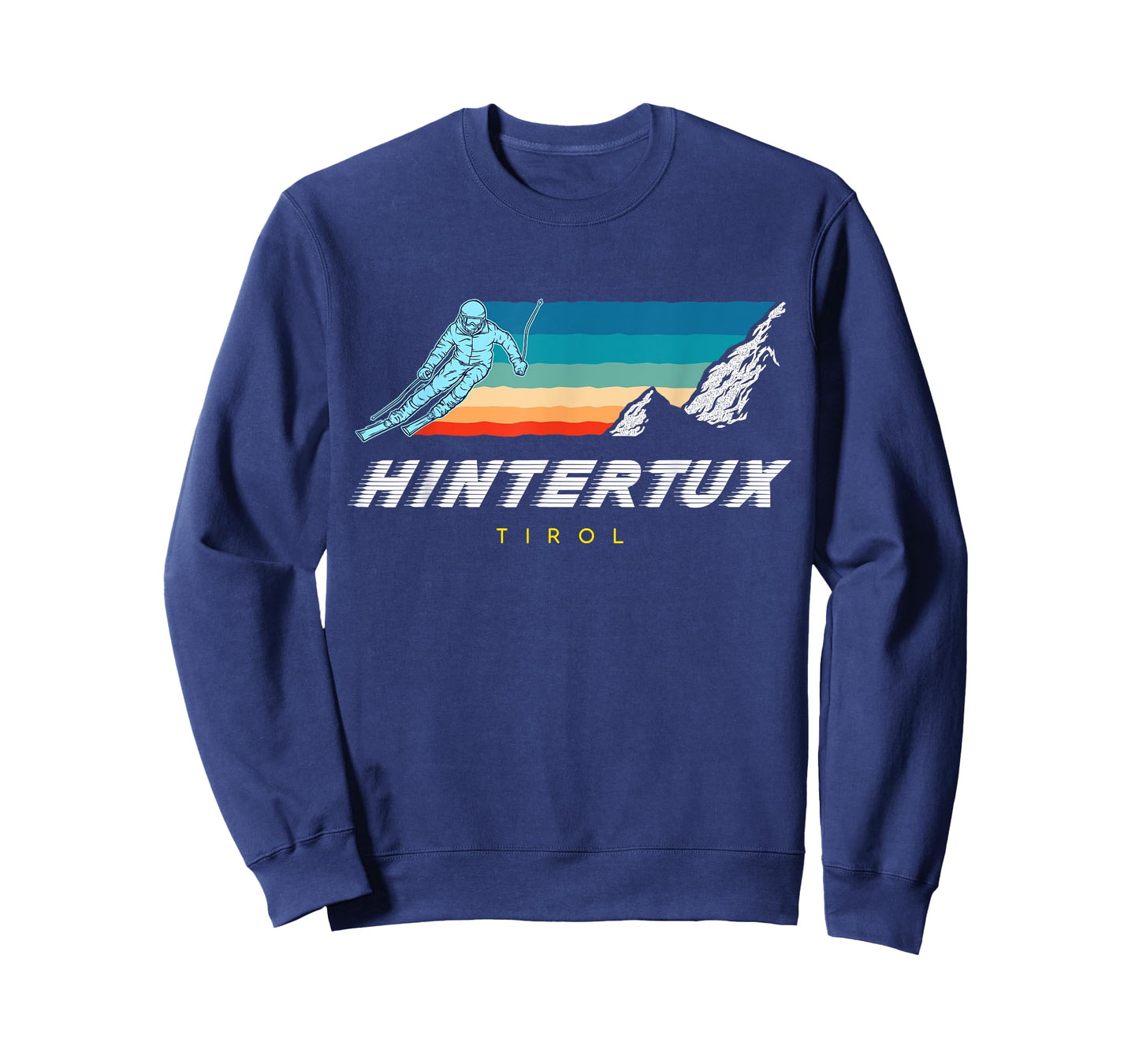 Hintertux Tyrol - Austria Retro 80s Ski Holidays T-Shirt