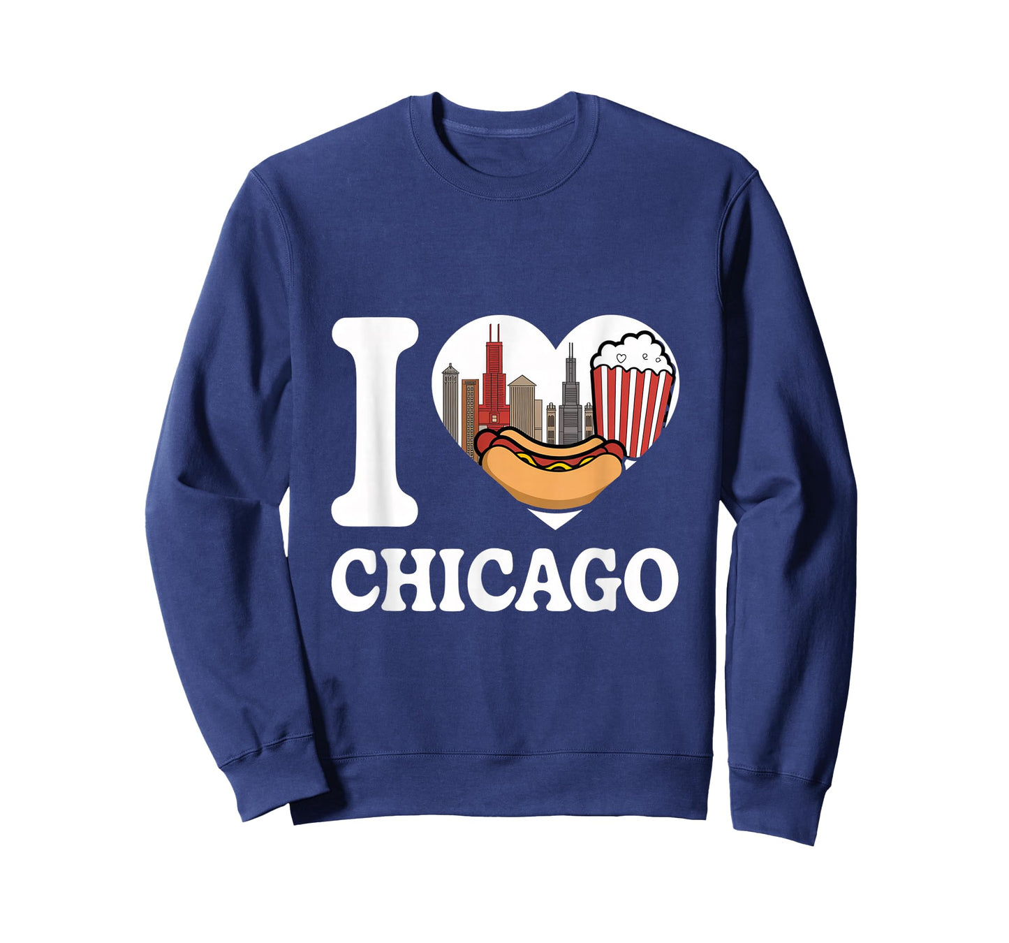 Funny Chicago Love I Love Chicago I Red Heart Chicago T-Shirt