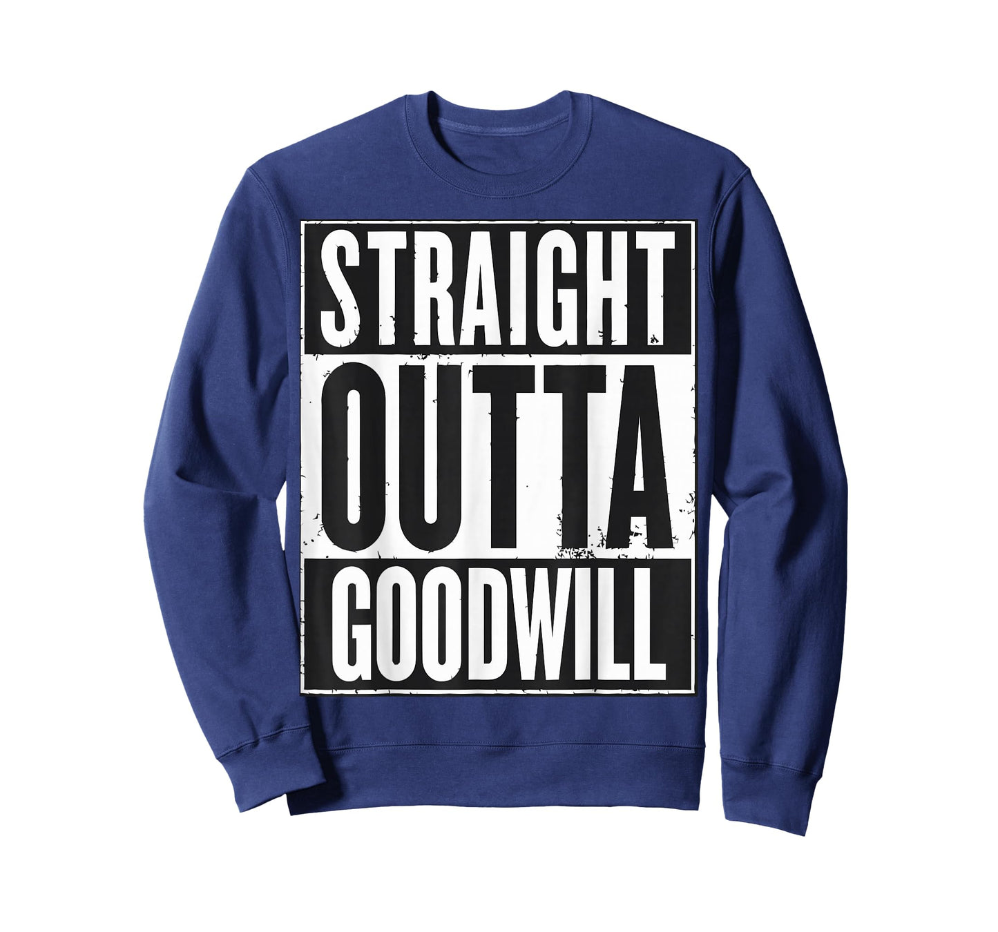 Straight Outta Goodwill - Male 3XL - Silver