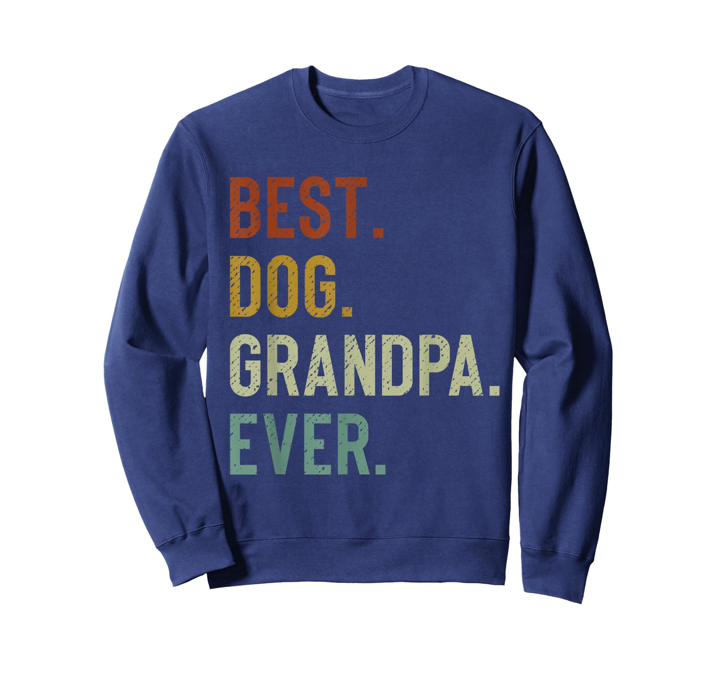 Best Dog Grandpa Ever Vintage Retro Grandpaw T-Shirt