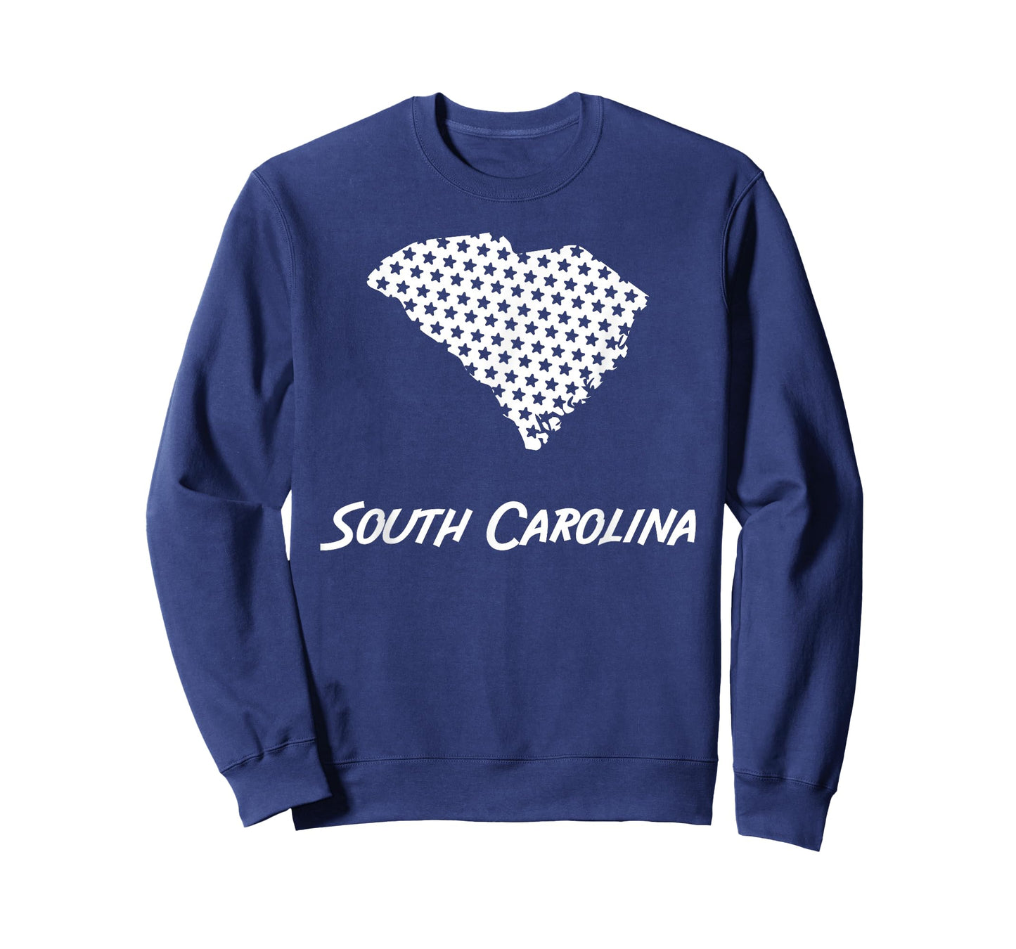 South Carolina USA State Outline Stars Vintage Retro Design T-Shirt