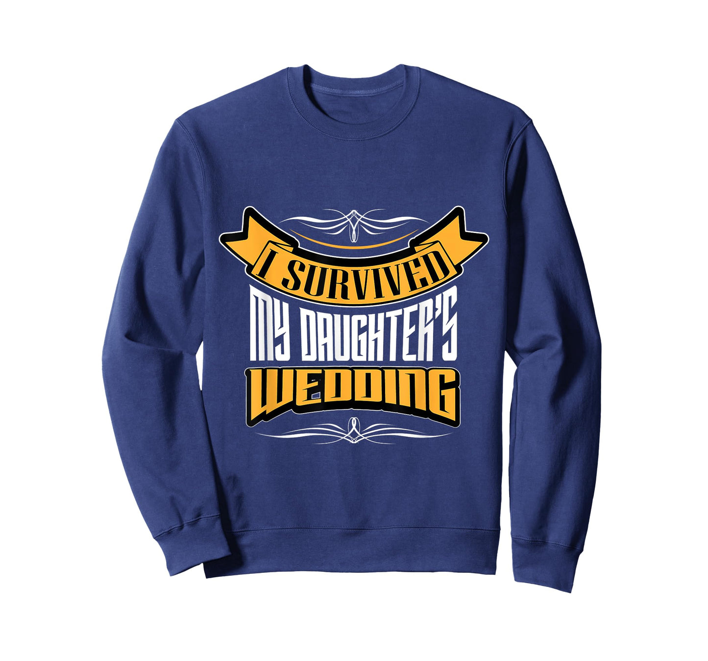 I survived My Daughter's Wedding Funny Dad T-shirt
