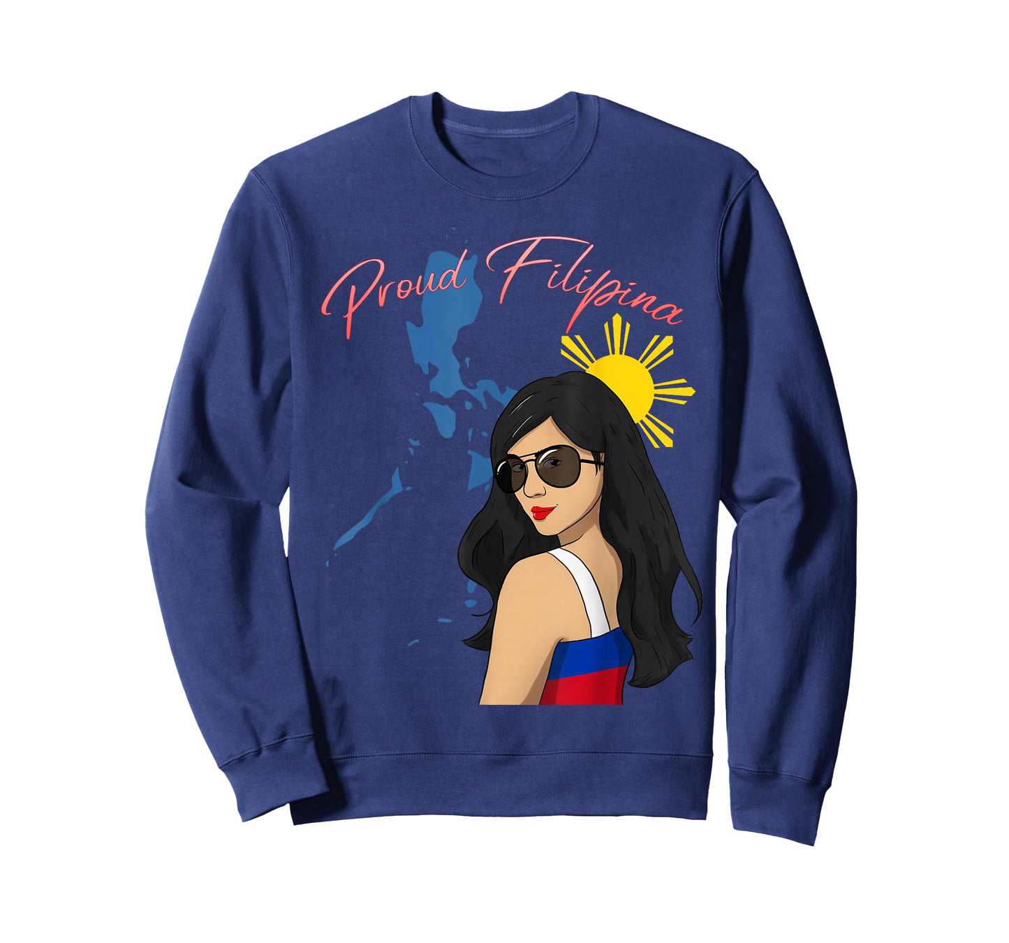 Philippines Girl Pinay Proud Filipina Filipino Flag Day T-Shirt