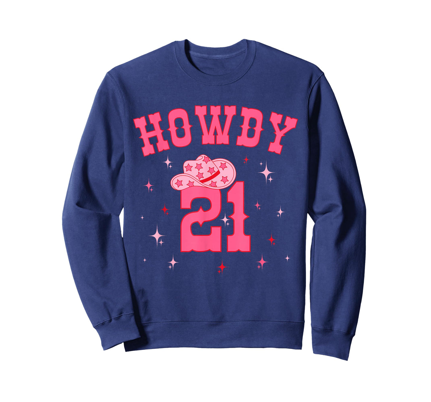 Groovy Howdy 21 Funny Retro Cowgirl Awesome 21st Birthday T-Shirt