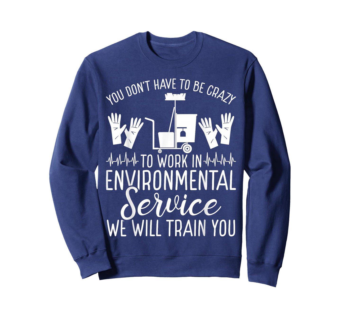 Environmental Service Technician EVS Worker EVS Tech Badge T-Shirt