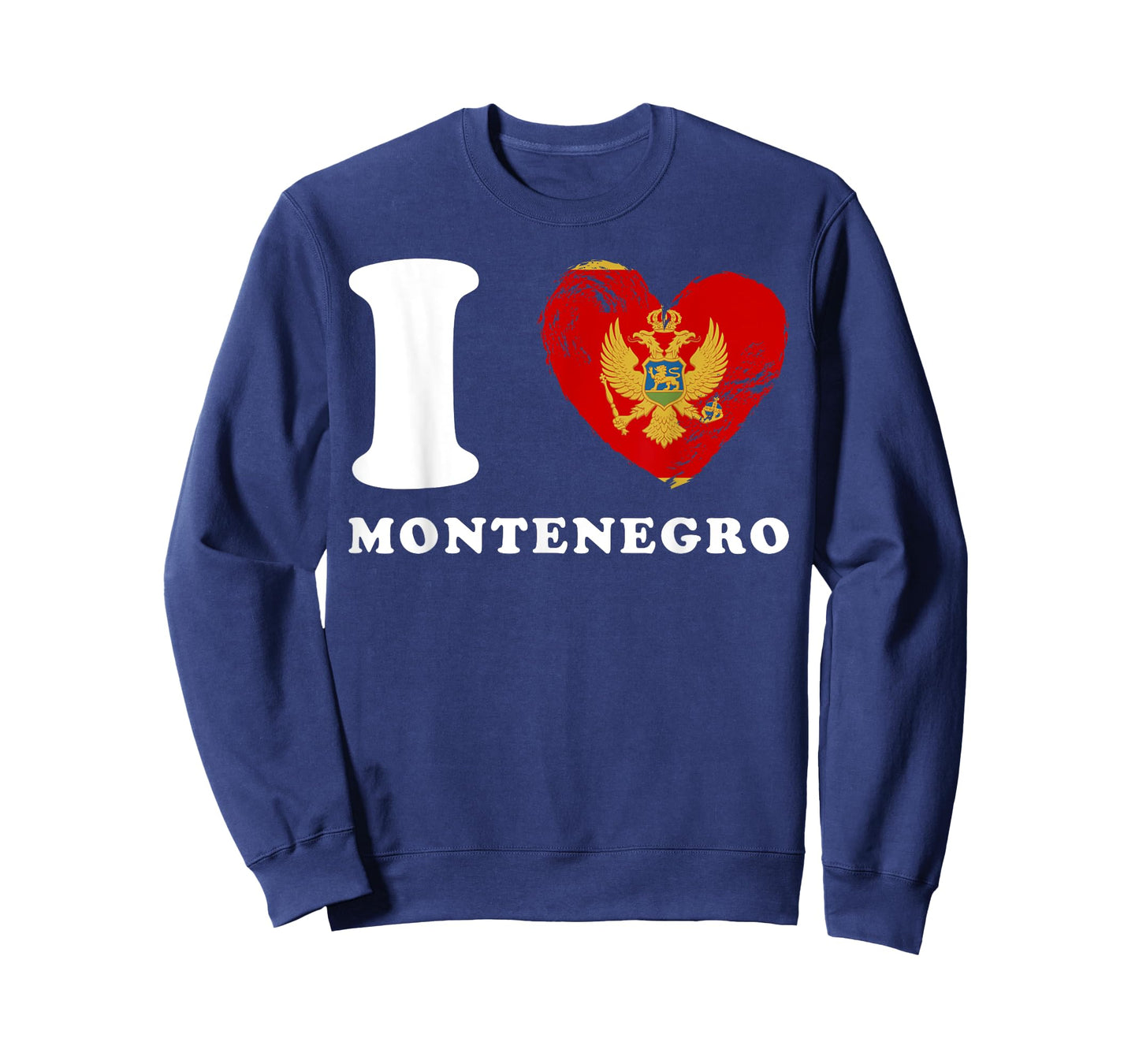 I Love Montenegro - Heart Flag Montenegro T-Shirt