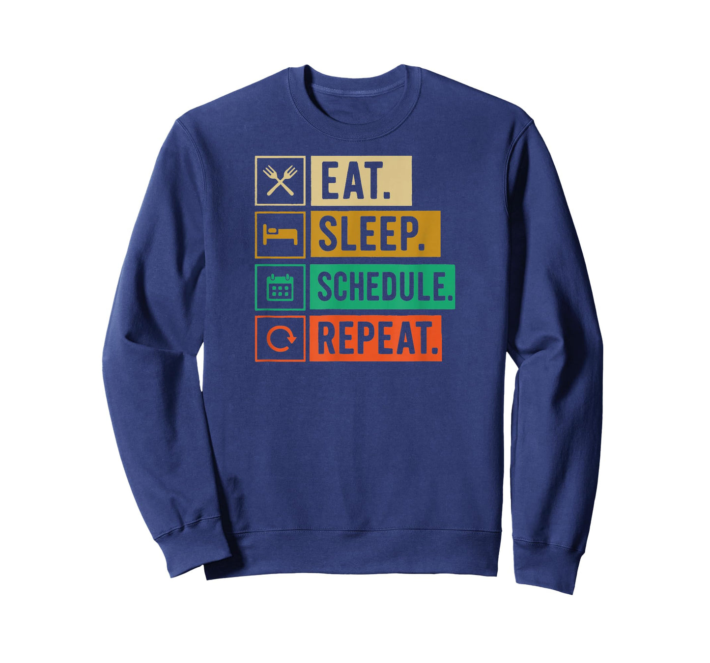 Eat Sleep Schedule Repeat Funny Social Media Manager T-Shirt