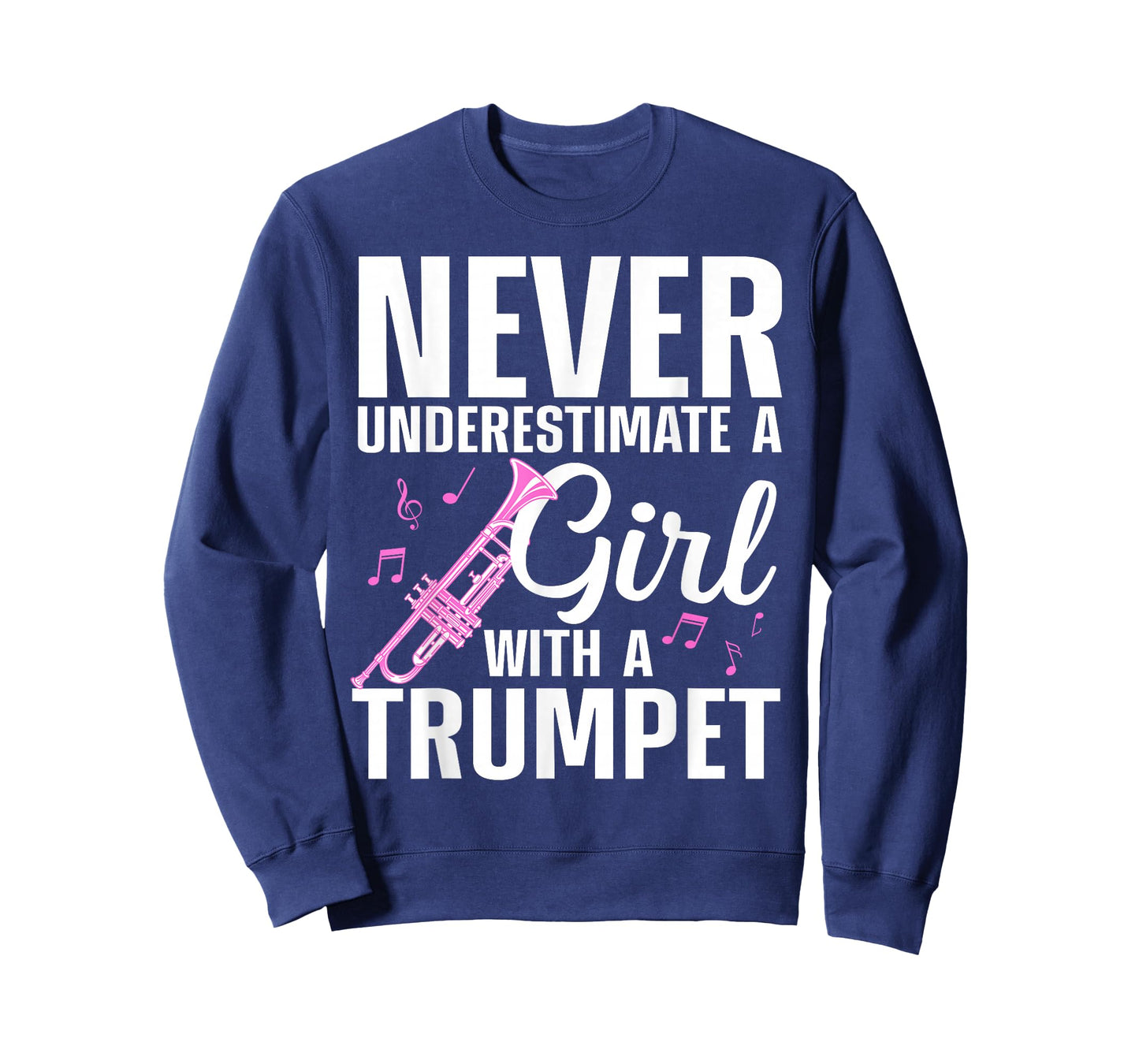Cool Trumpet for Women Girls Marching Band Trumpet Player T-Shirt