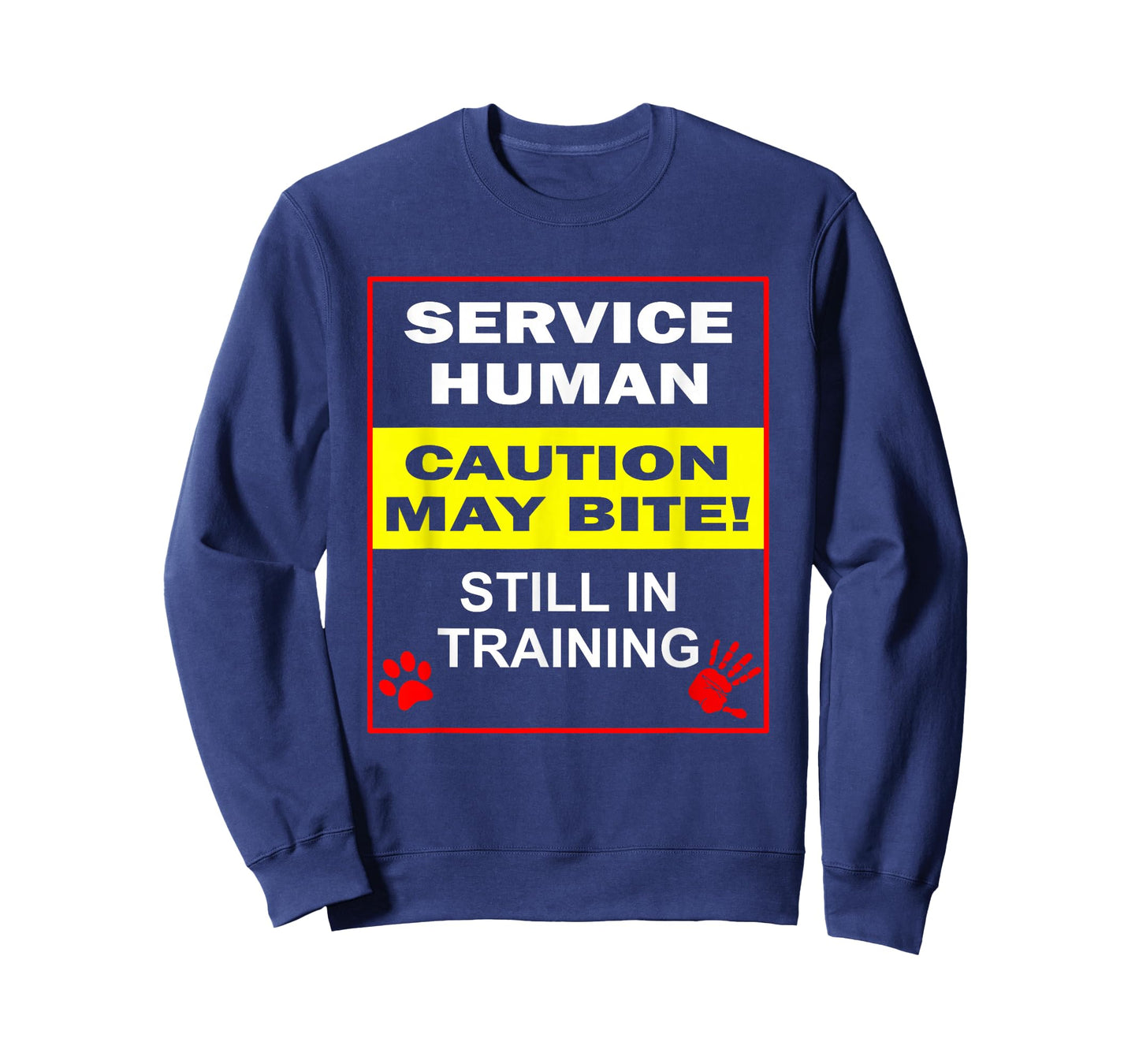 Service Dog in Training Funny Human Training Dog Walker T-Shirt