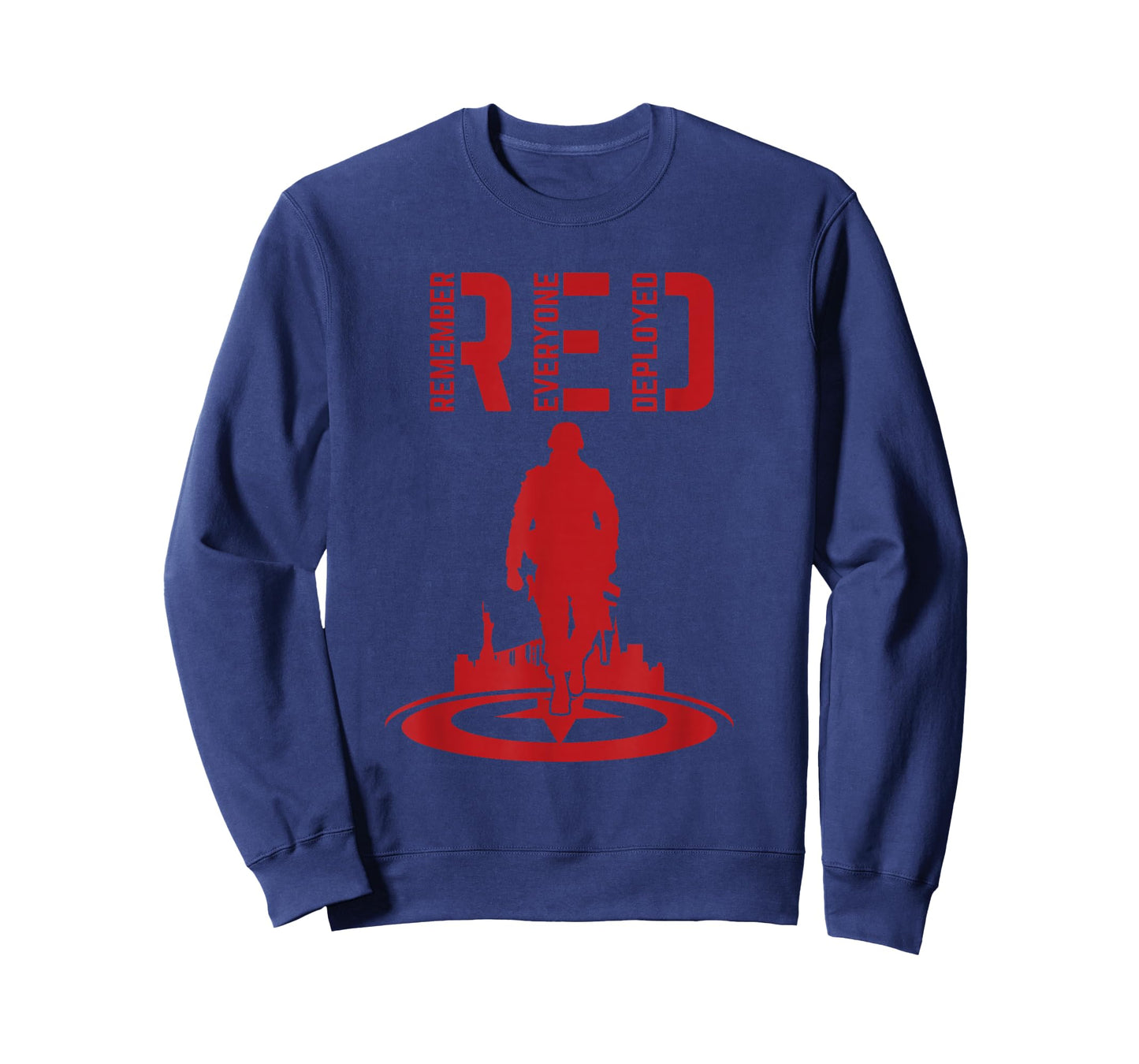 Retro US Army Military RED Friday Remember Everyone Deployed T-Shirt