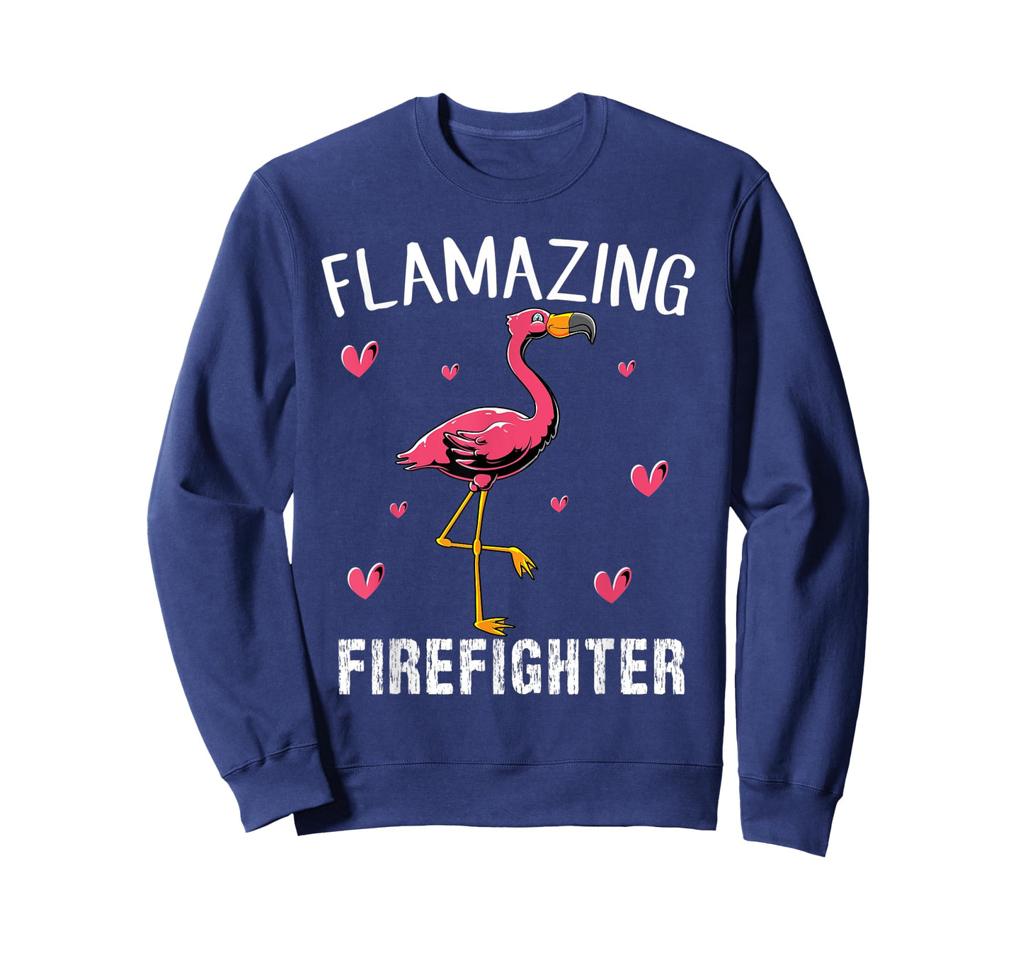 Flamingo bird Funny Flamazing FIREFIGHTER T-Shirt