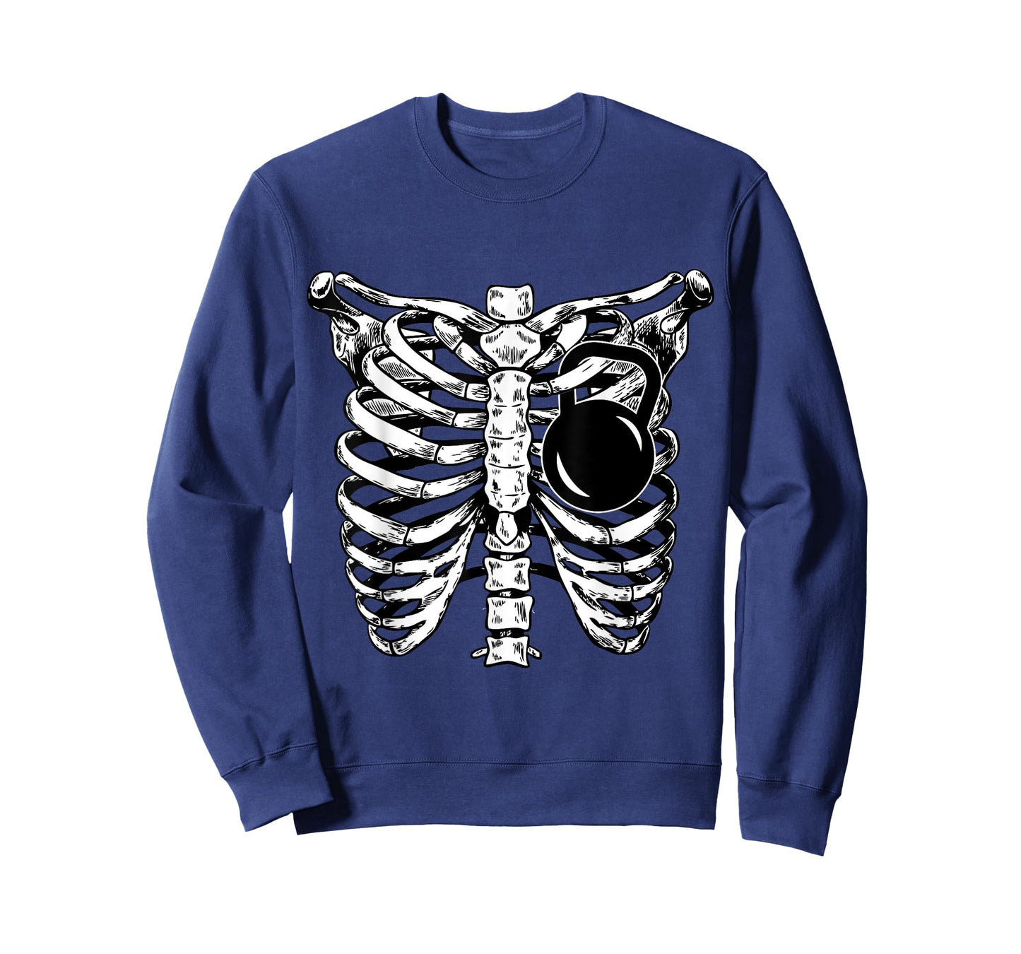 KettleBell Heart Rib Cage Workout Funny Fitness Lover Gift T-Shirt