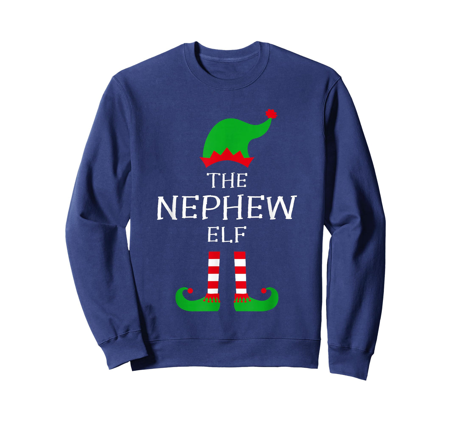 The Nephew Elf Matching Family Group Idea Funny Christmas T-Shirt