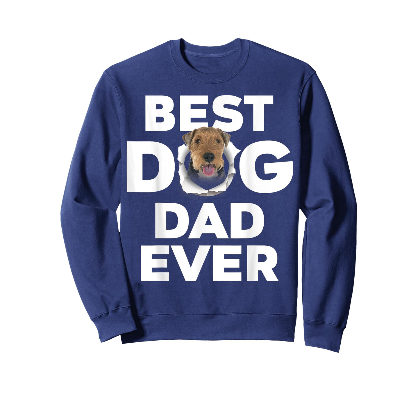 Best Dog Dad Ever Welsh Terrier Lovers Men Women Girls Kids T-Shirt