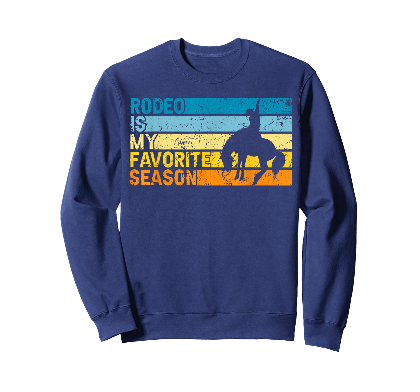 Rodeo Is My Favorite Season Retro Rodeo Cowboy T-Shirt