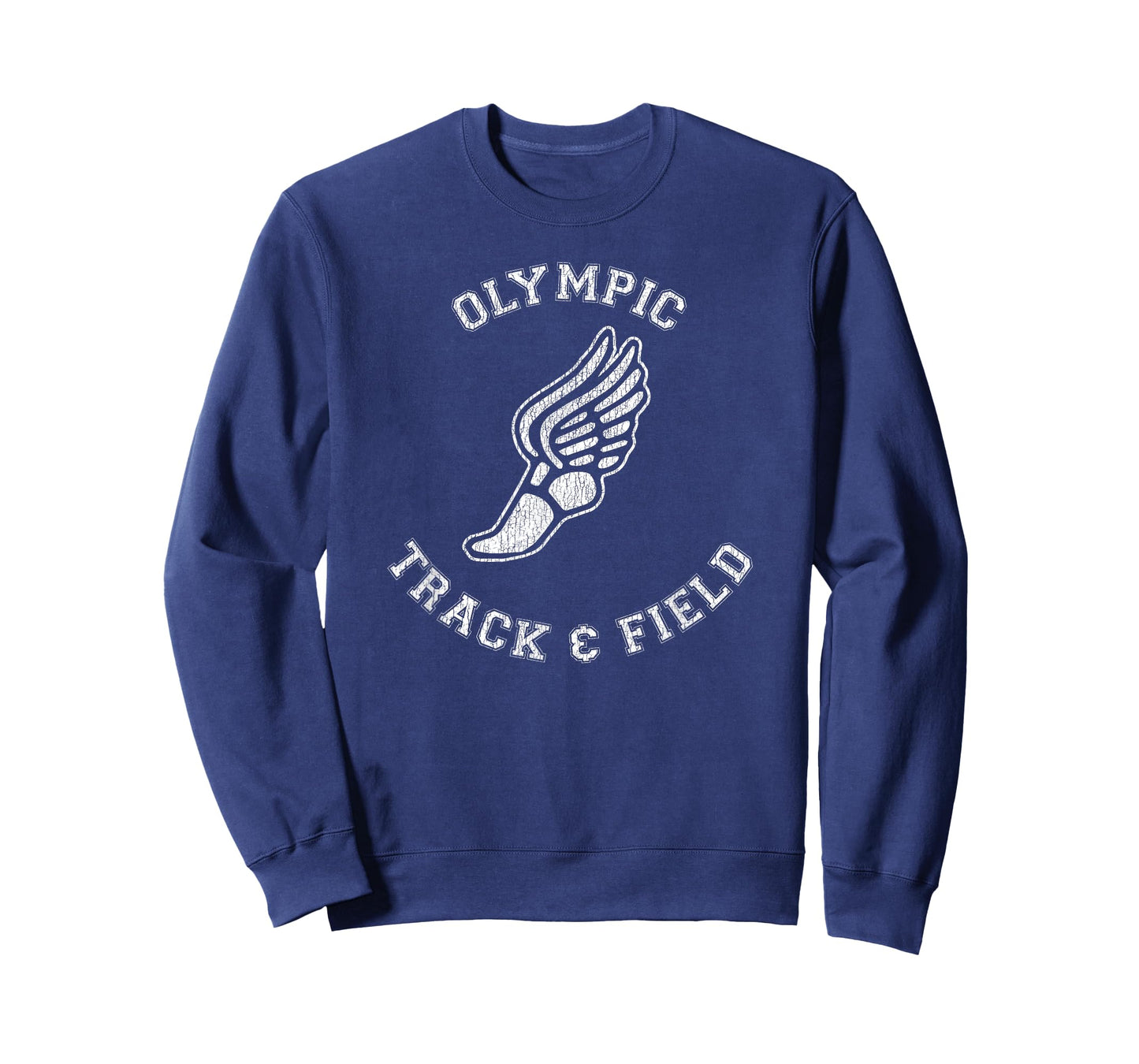 Olympic Track & Field Distressed Retro Classic 80s T-Shirt