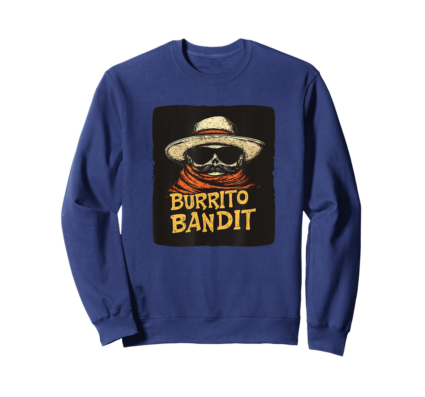 Burrito Bandit with Sunglasses and Sombrero Costume T-Shirt