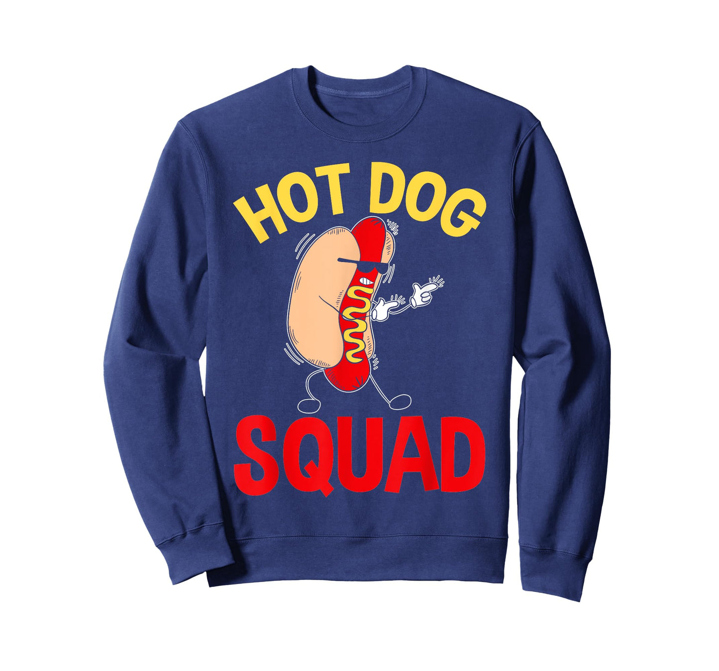 Funny Hot Dog Squad Hot Dog Men Women Girls Kids T-Shirt