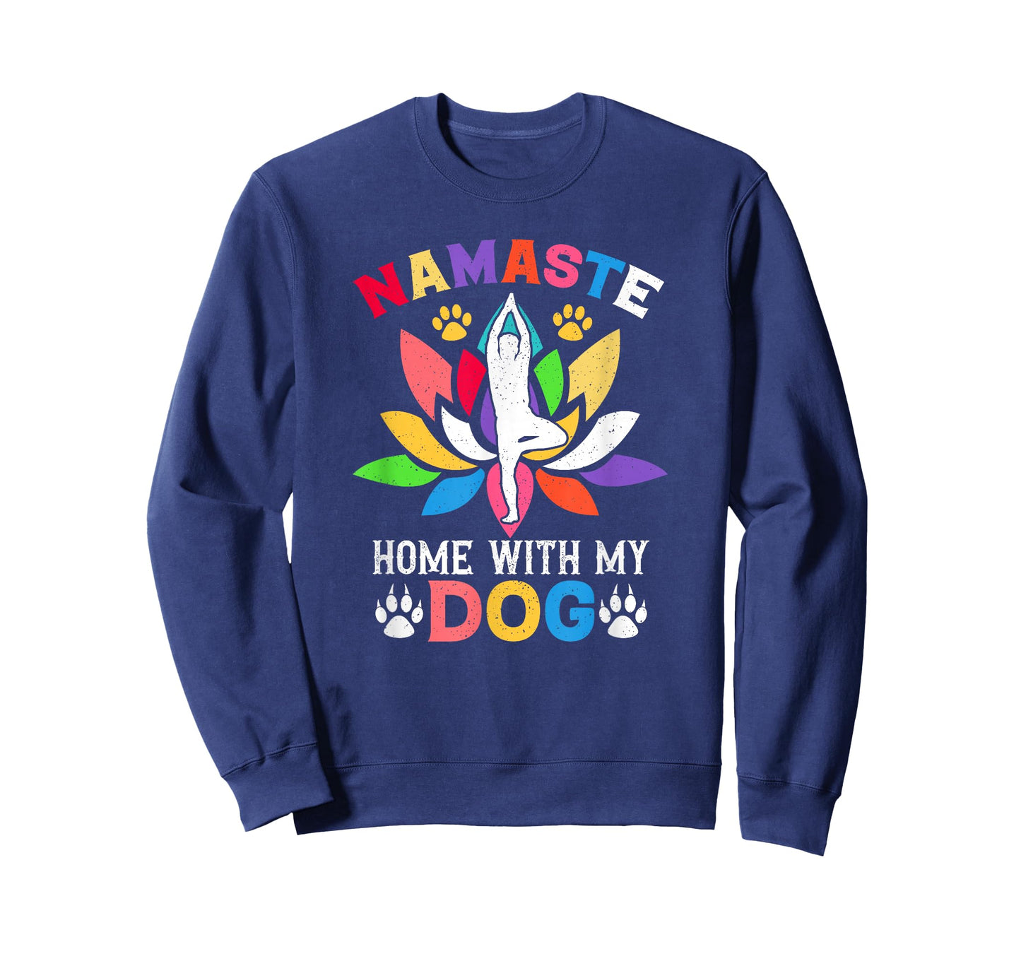 Funny Sarcastic Yoga Workout Home with My Dog T-Shirt