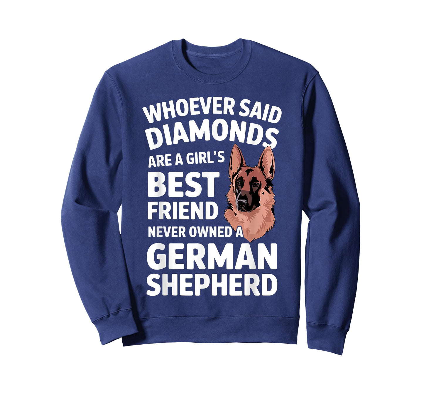 German Shepherd Art For Women Girls German Shepherd Lovers T-Shirt