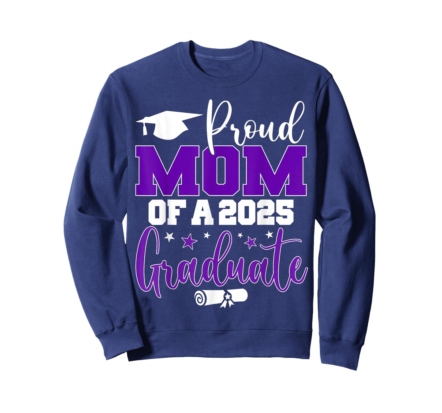 Proud Mom of a 2025 Graduate Class Senior Graduation Mother T-Shirt