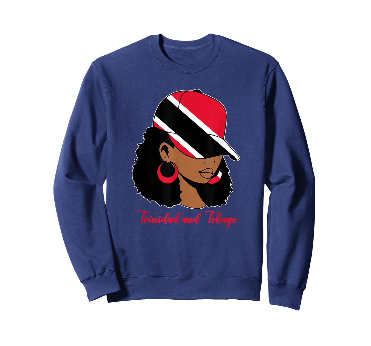 Trinidadian Girl For Women Trini Trinidad and Tobago Flag T-Shirt