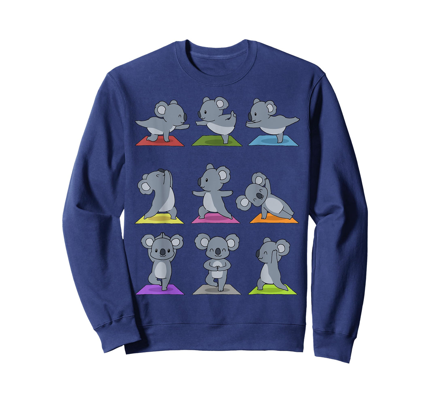 Koala Yoga T-Shirt Funny Koalas In Yoga Poses Sports Tee T-Shirt
