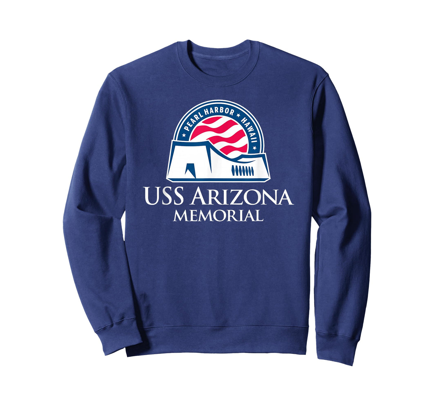 USS Arizona Memorial White Lettering T-Shirt