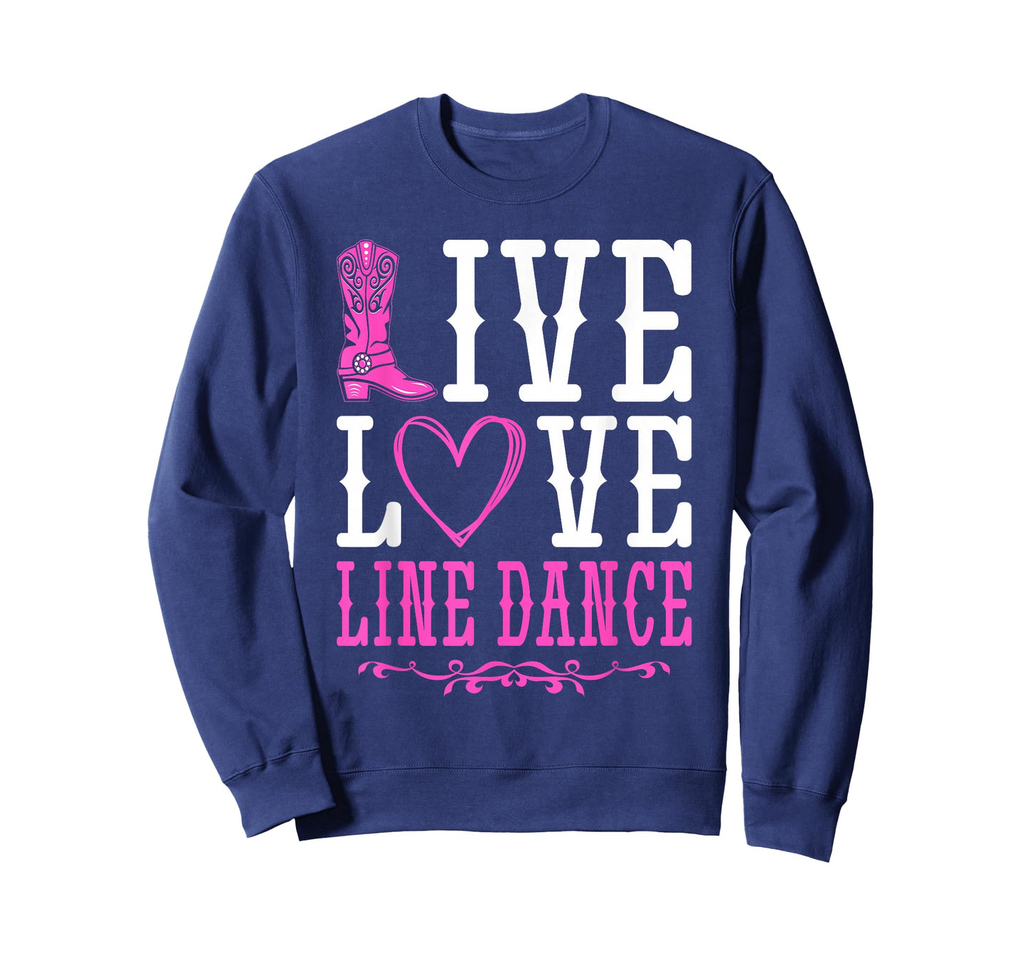 Line Dancing Country Western Live Love Line Dance T-Shirt