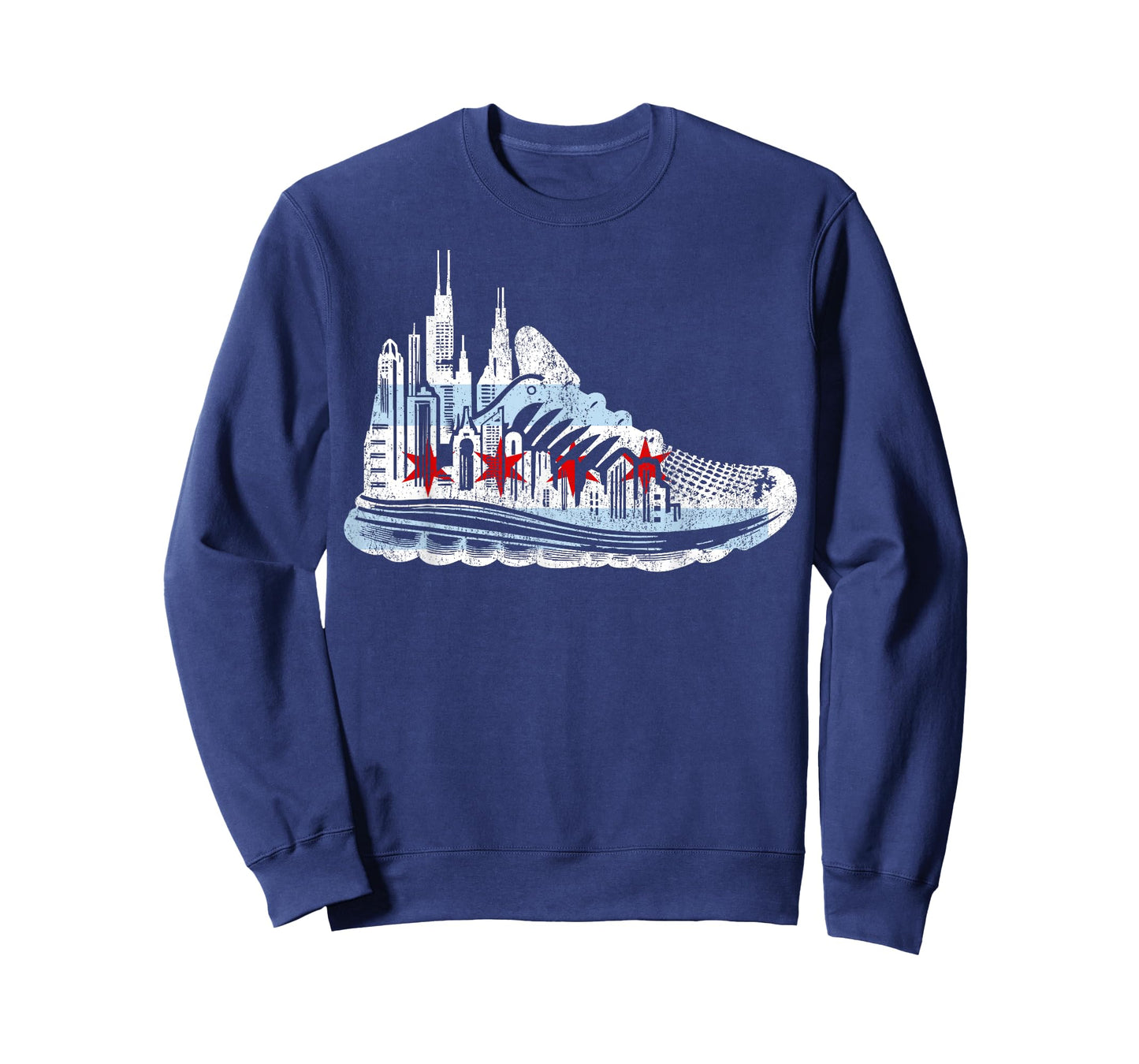 Chicago Runner Run Marathons Running Tee Jogger Motivational T-Shirt