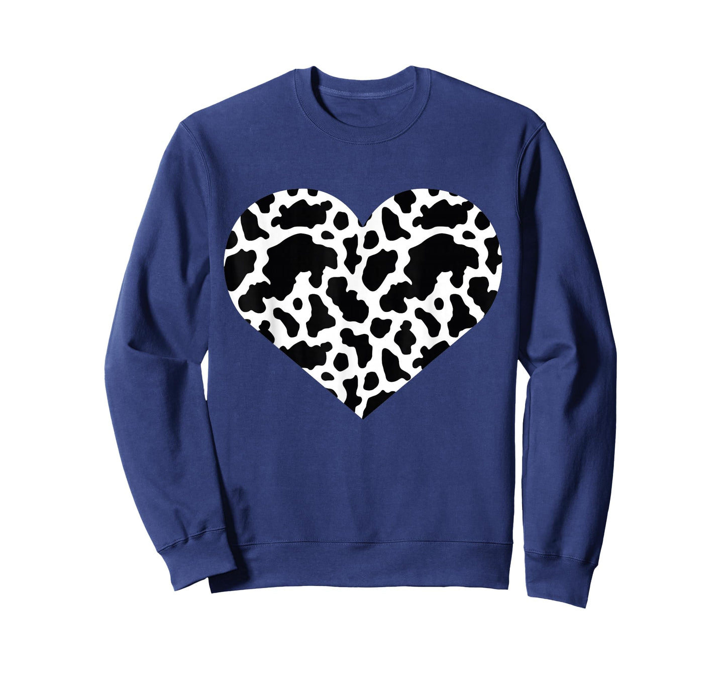 Cow Heart Pattern Funny Graphic T-Shirt