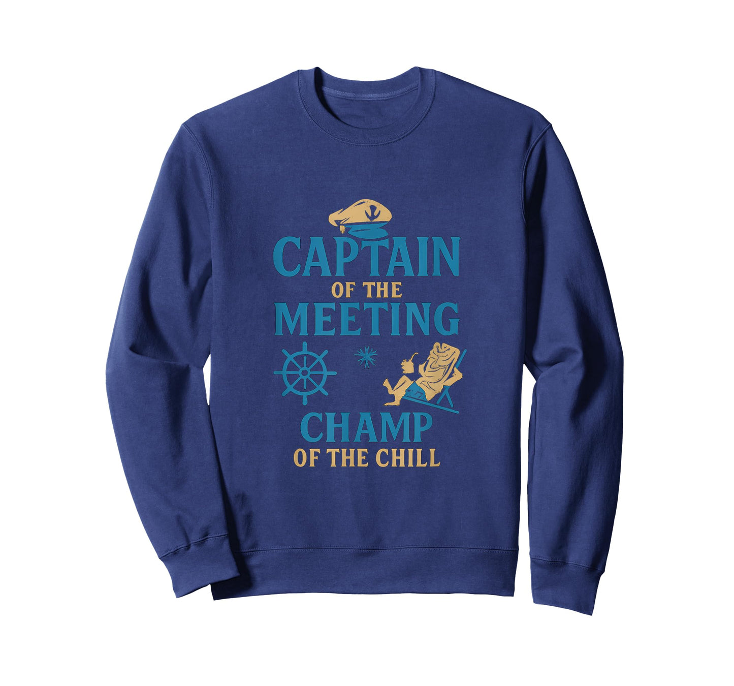 Captain of The Meeting Champ of The Chill Graphic T-Shirt
