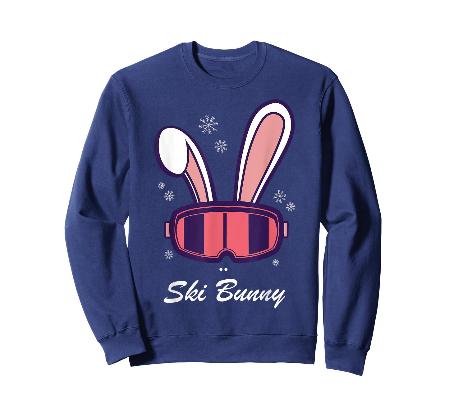 Funny Snowboard Ski Face Funny Ski Bunny T-Shirt