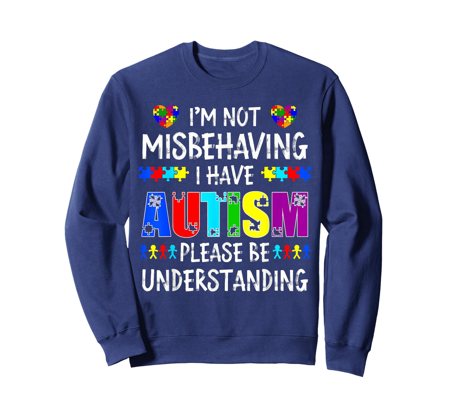 Autism Puzzle I'm Not Misbehaving I Have Autism Awareness T-Shirt
