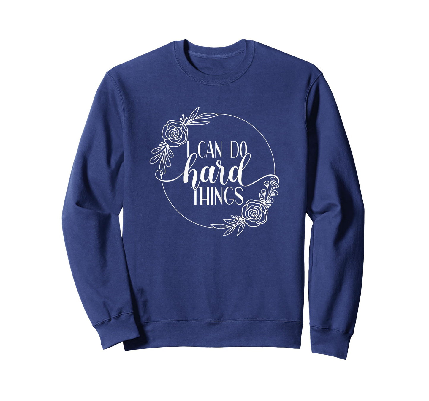 Mela Motivational Workout Designs I Can Do Hard Things Unisex Adult Gym Workout Motivation T-Shirt Black X-Small