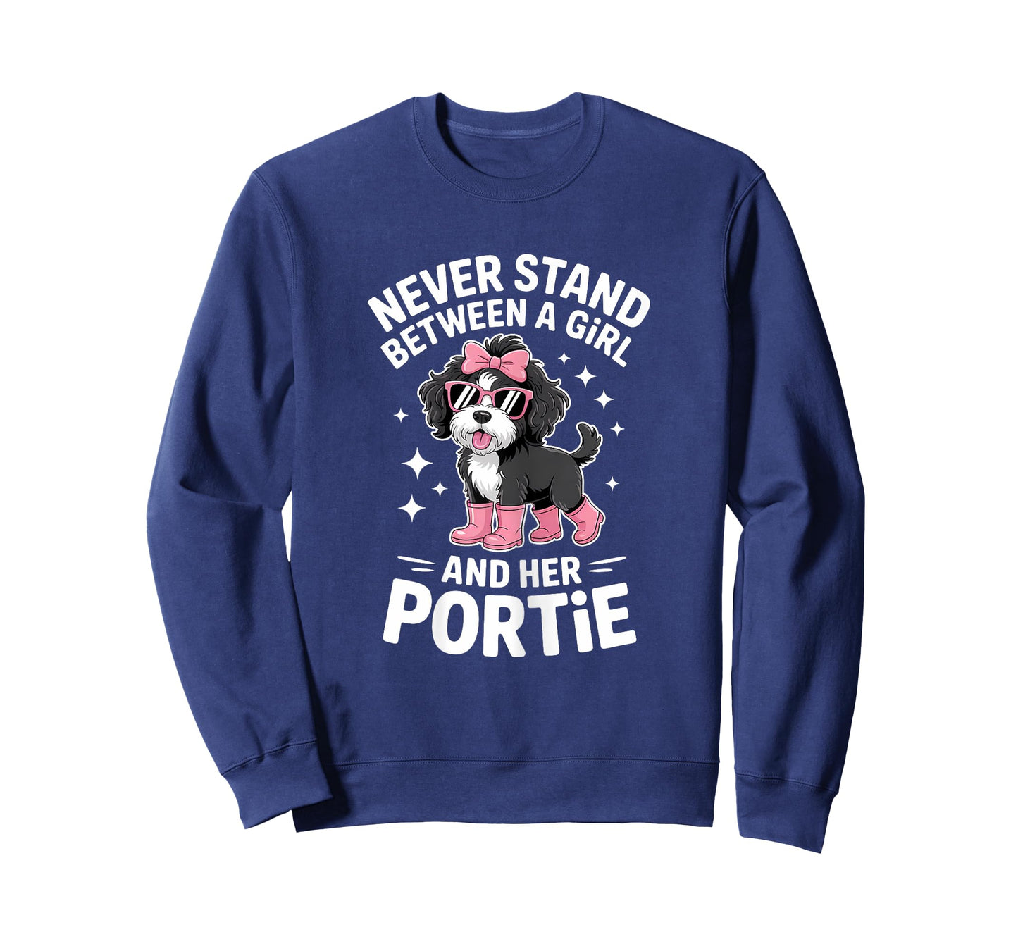 Portuguese Water Dog Girl Funny Portie T-Shirt